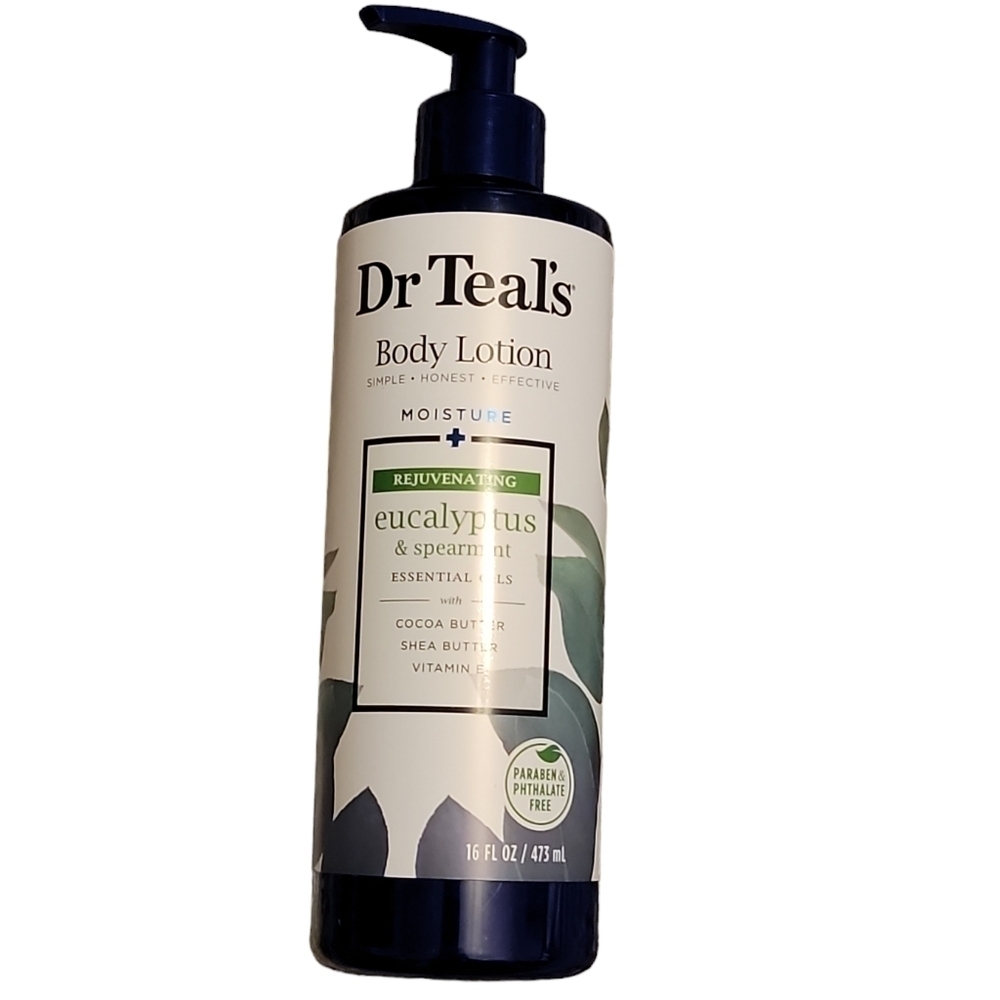 Dr Teal's Body Lotion rejuvenating eucalyptus & spearmint New! Moisture 16 fl oz